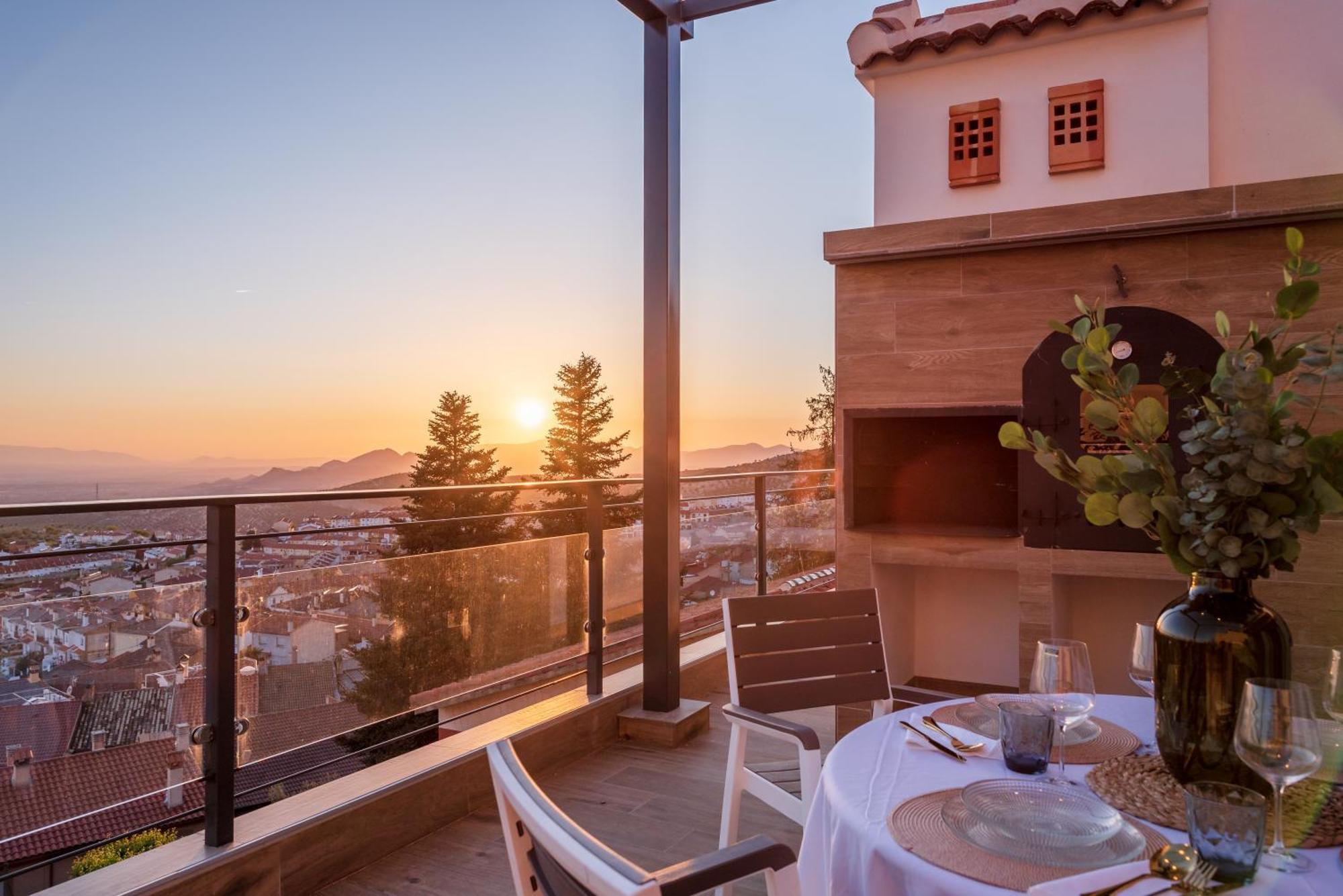 Вилла Casa Penalisa Con Jacuzzi, Barbacoa, Chimenea Y Vistas Panoramicas A Granada Альфакар Экстерьер фото